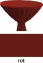 Stehtischhusse Milano in der Farbe rot